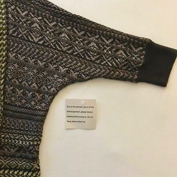 Rachel Roy Cardigan Retro Knit Sweater Sz XL - Picture 3 of 3